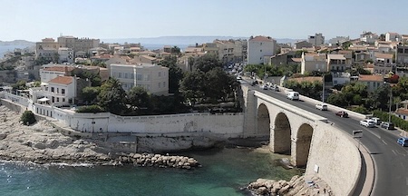 Corniche et les plages Marseille