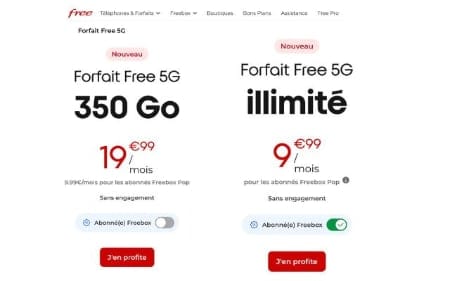 free mobile 5G